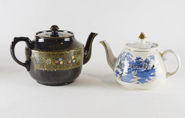 Two Gibson's Ceramic Teapots