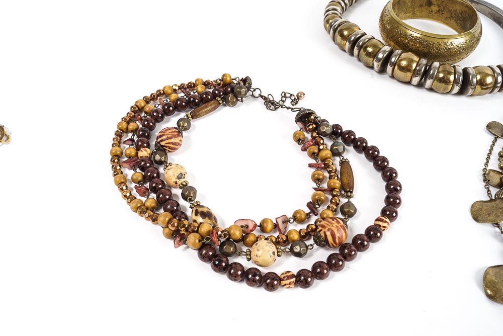Earth Tone Costume Jewelry