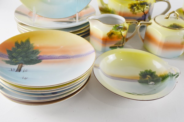 Noritake Hand Painted China Set