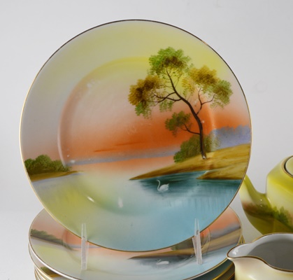 Noritake Hand Painted China Set