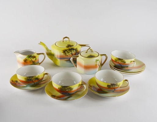 Noritake Hand Painted China Set