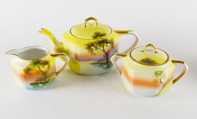 Noritake Hand Painted China Set