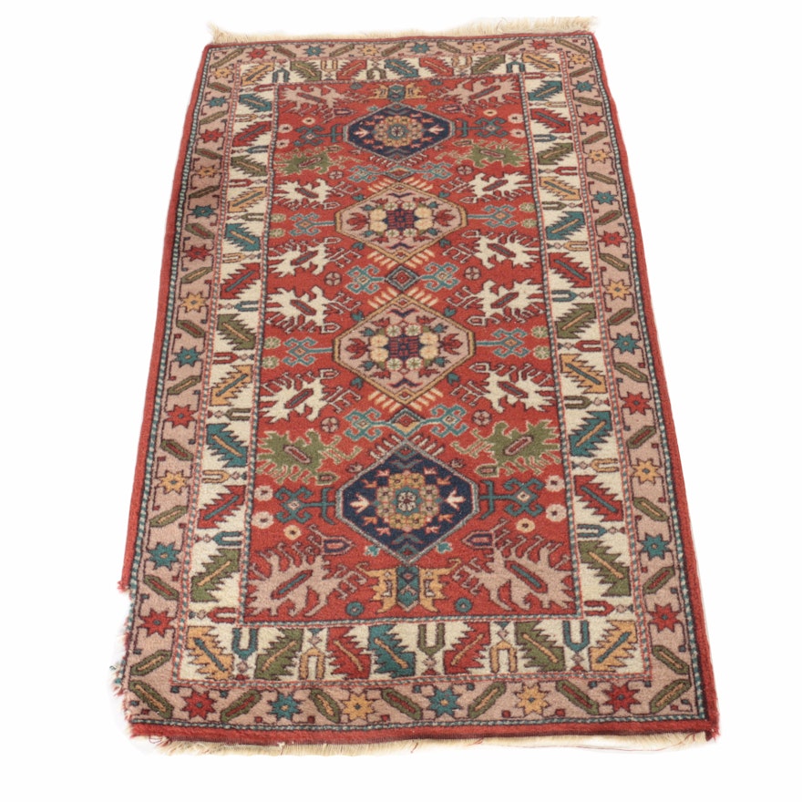 Hand-Knotted Shirvan Wool Area Rug