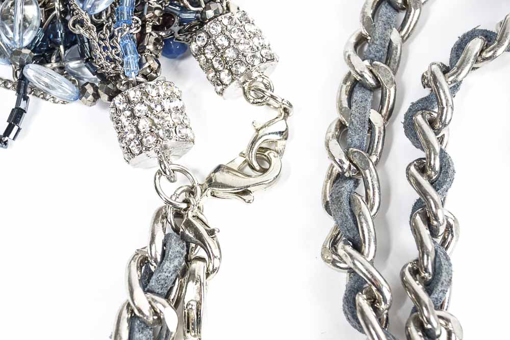 Silver Tone Costume Necklaces
