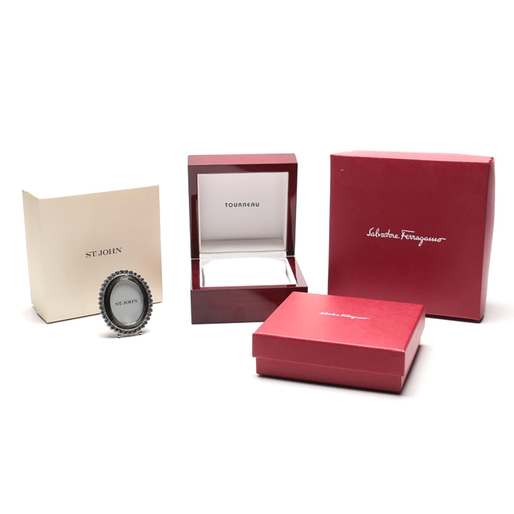 Jewelry Presentation Boxes includes Ferragamo and St. John Picture Frame