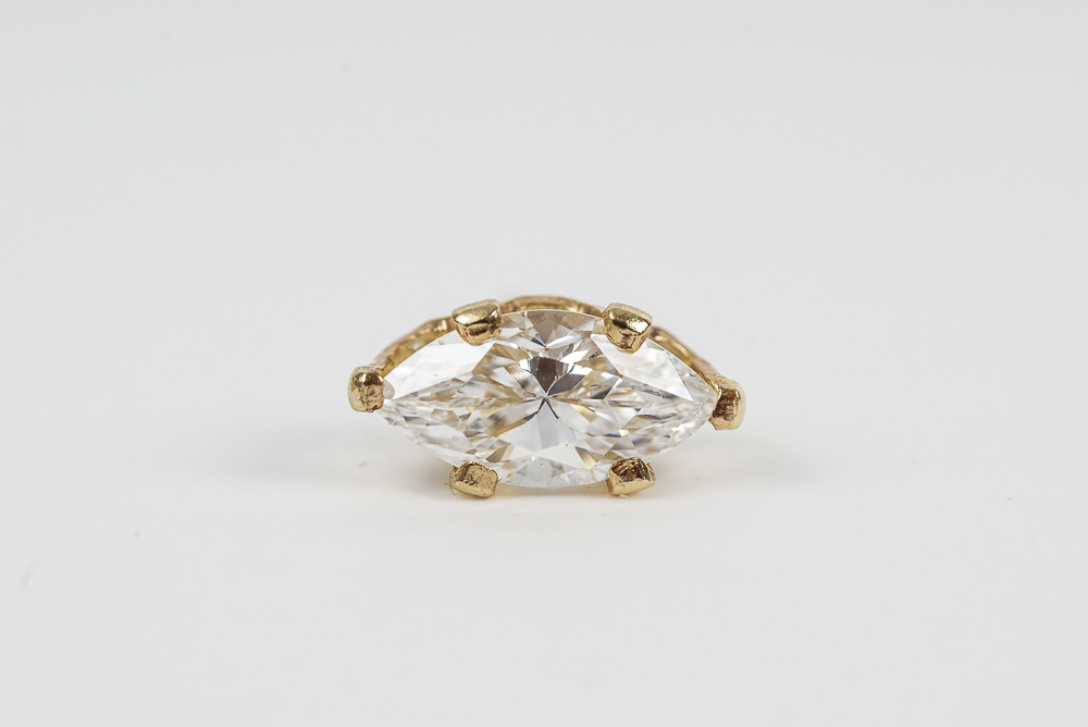 Set of Gold-Filled Jewelry with Cubic Zirconia Stones