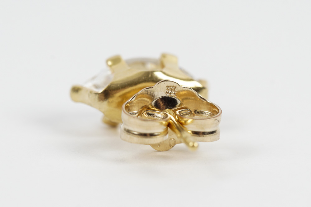 Set of Gold-Filled Jewelry with Cubic Zirconia Stones