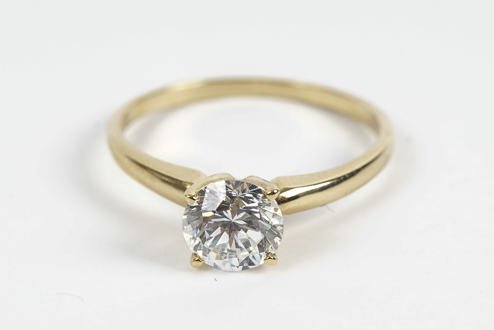 Set of Gold-Filled Jewelry with Cubic Zirconia Stones