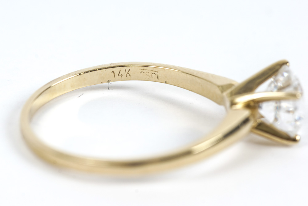 Set of Gold-Filled Jewelry with Cubic Zirconia Stones