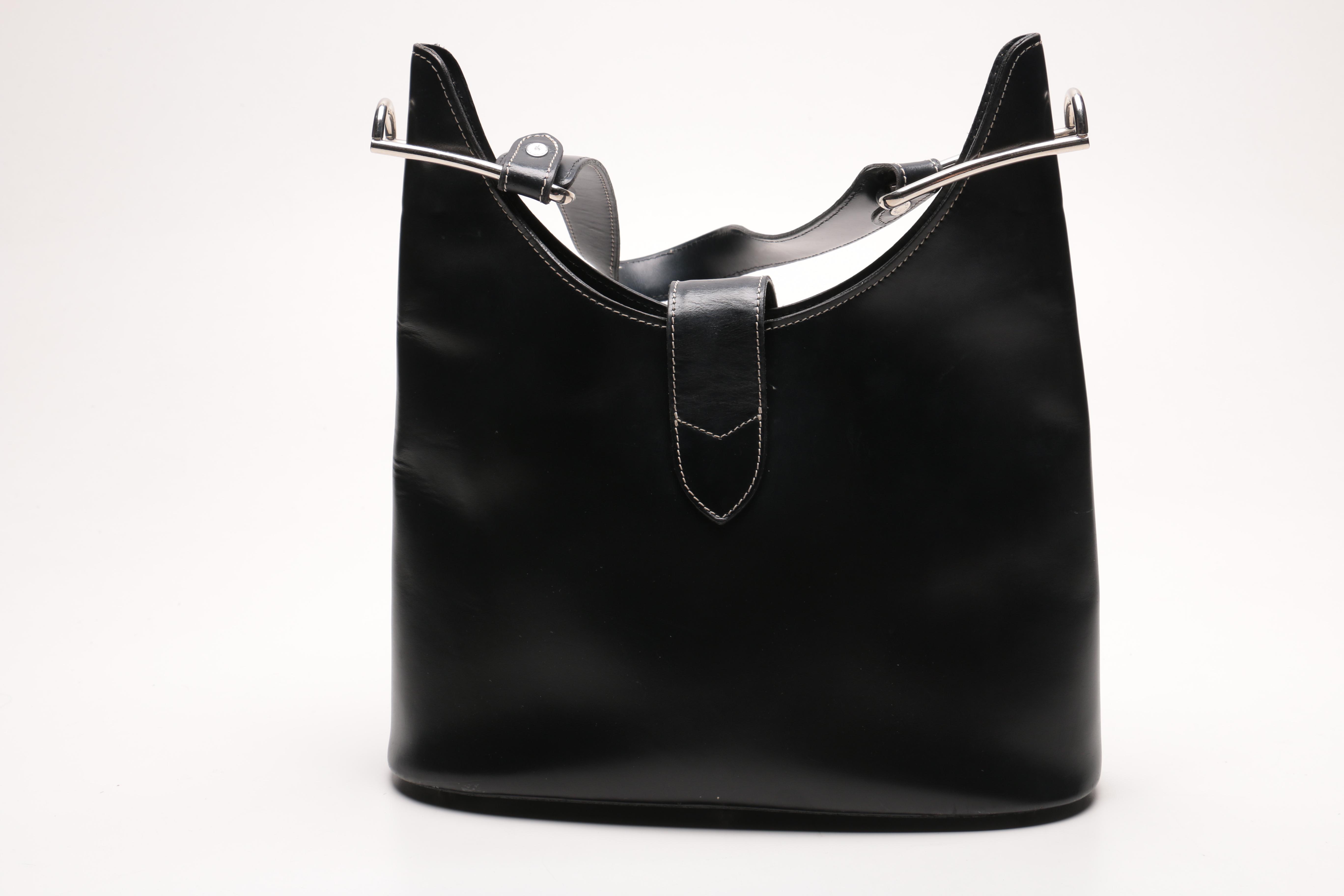 Dooney & Bourke Black Leather Bucket Bag