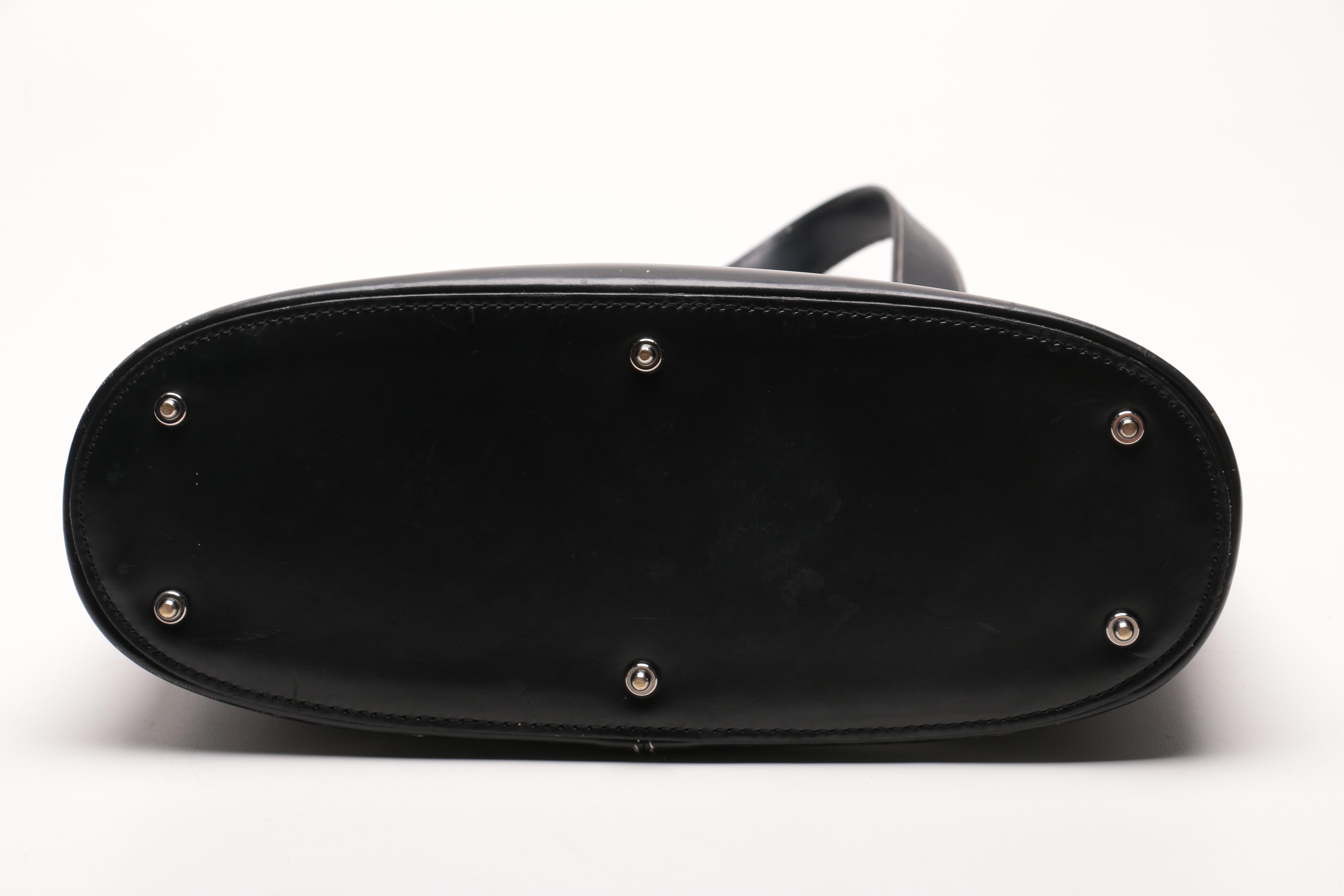 Dooney & Bourke Black Leather Bucket Bag