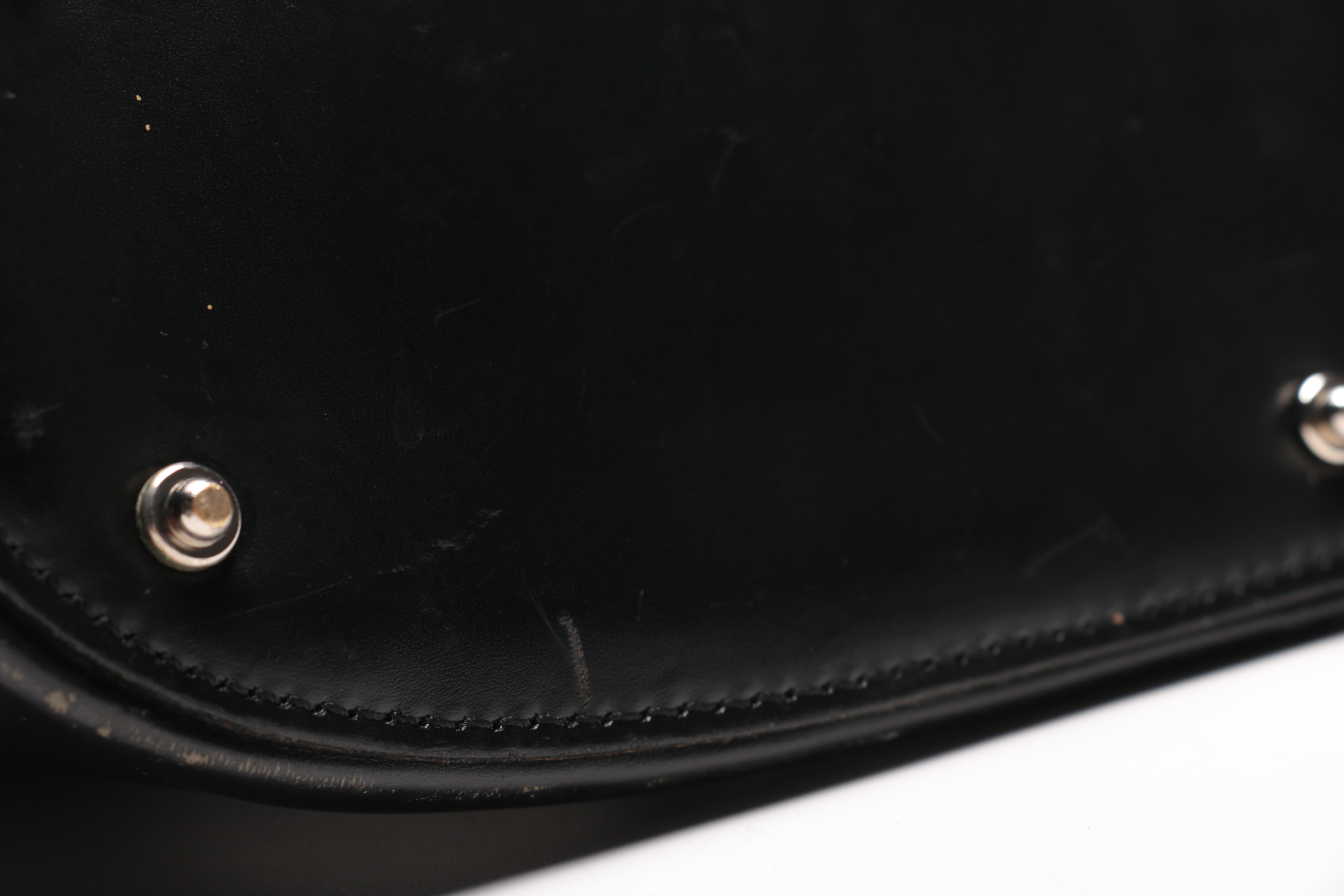 Dooney & Bourke Black Leather Bucket Bag