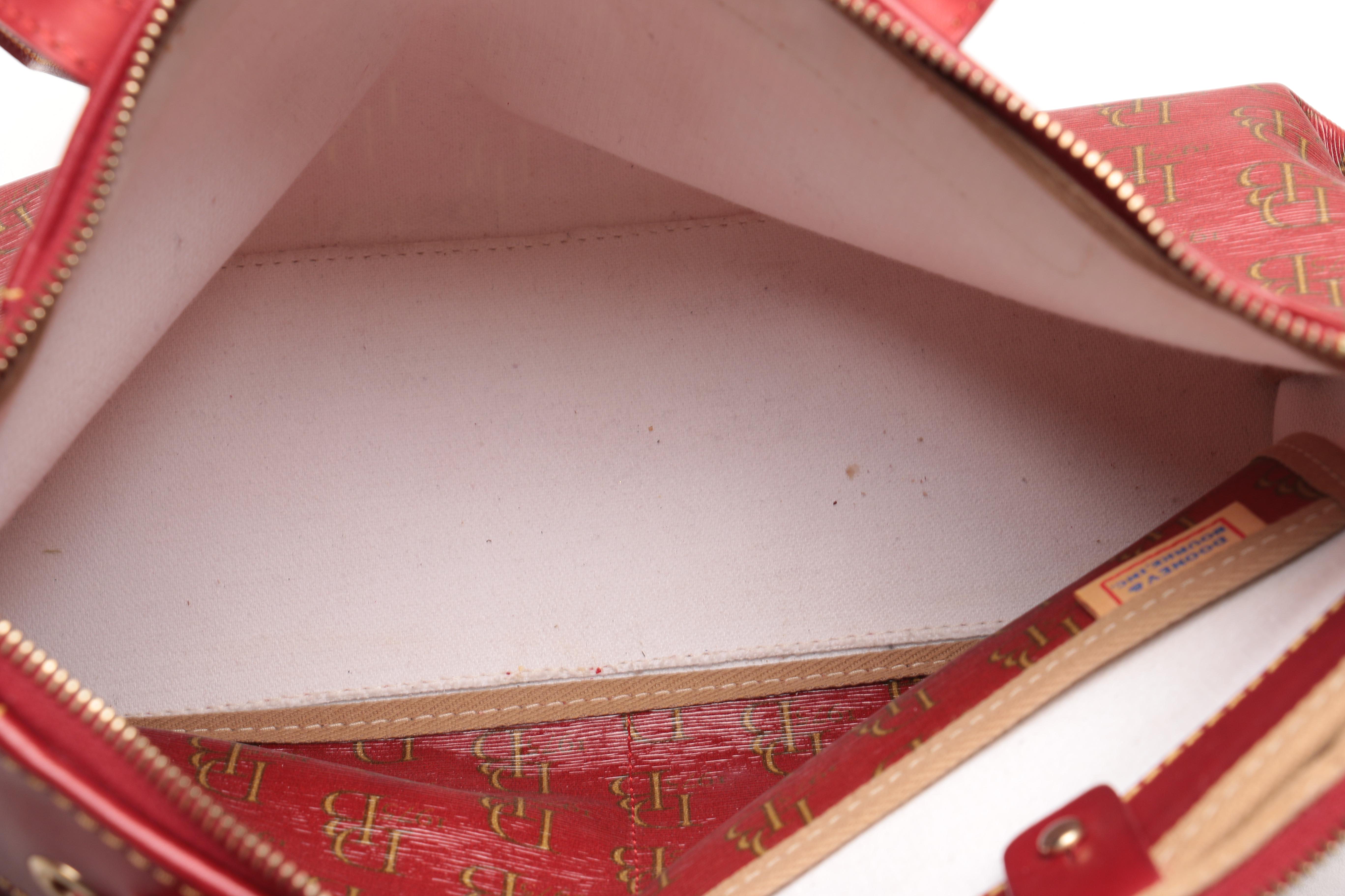 Dooney & Bourke Monogrammed Canvas Shoulder Tote