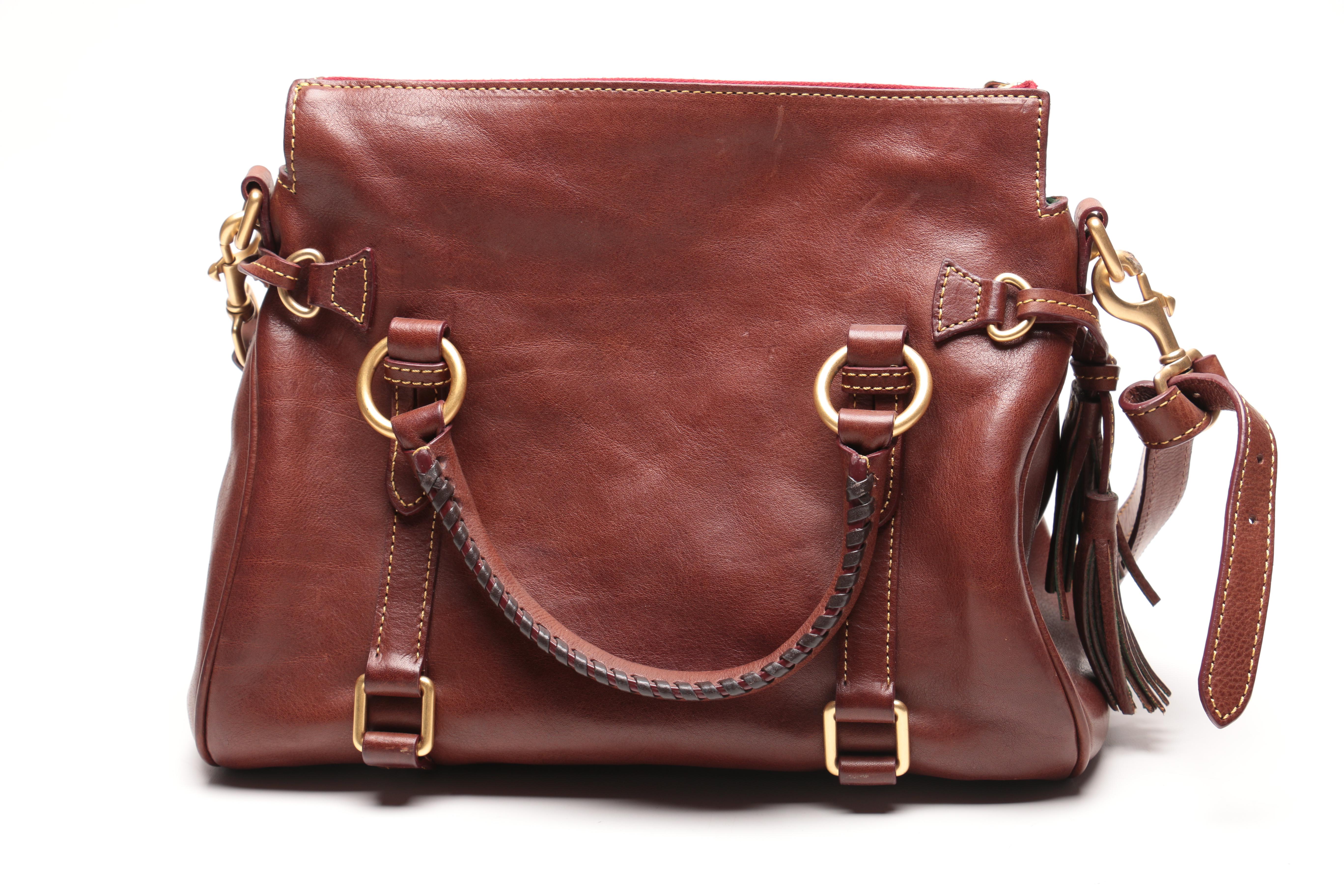 Dooney & Bourke Brown Leather Handbag