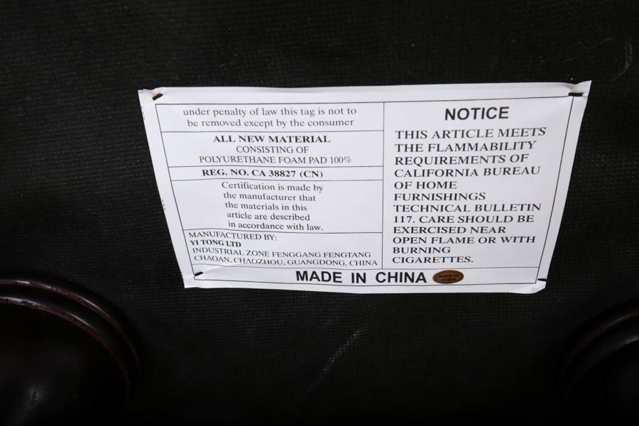 Round Upholstered Ottoman