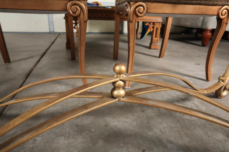 Glass Top Dining Table and Chairs