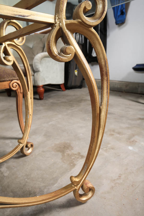 Glass Top Dining Table and Chairs