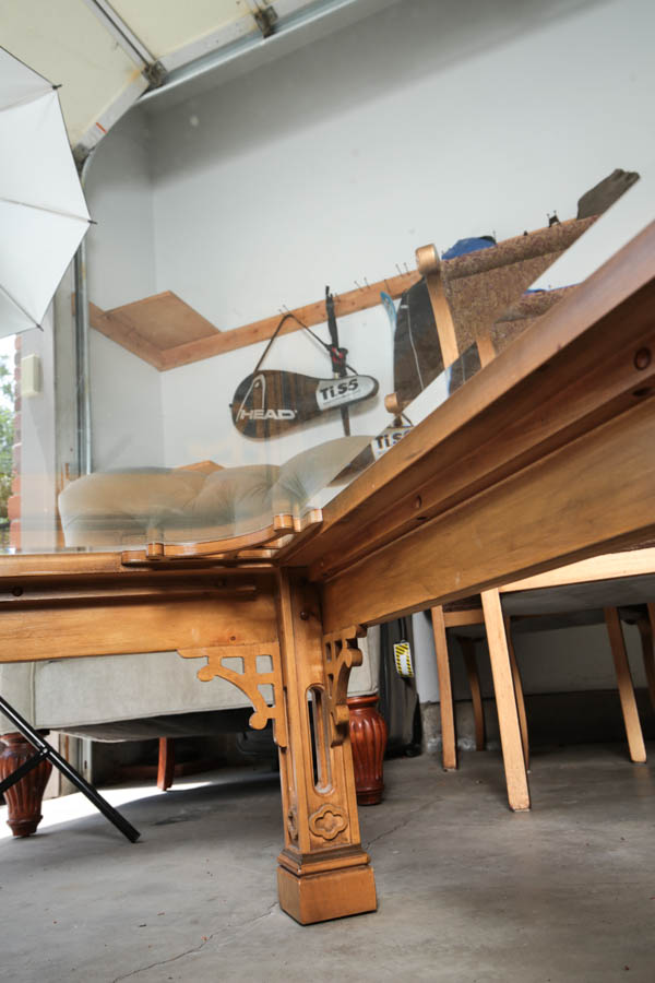 Contemporary Chinese Chippendale Style Glass Top Coffee Table
