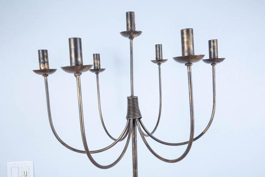 Tall Metal Candelabra