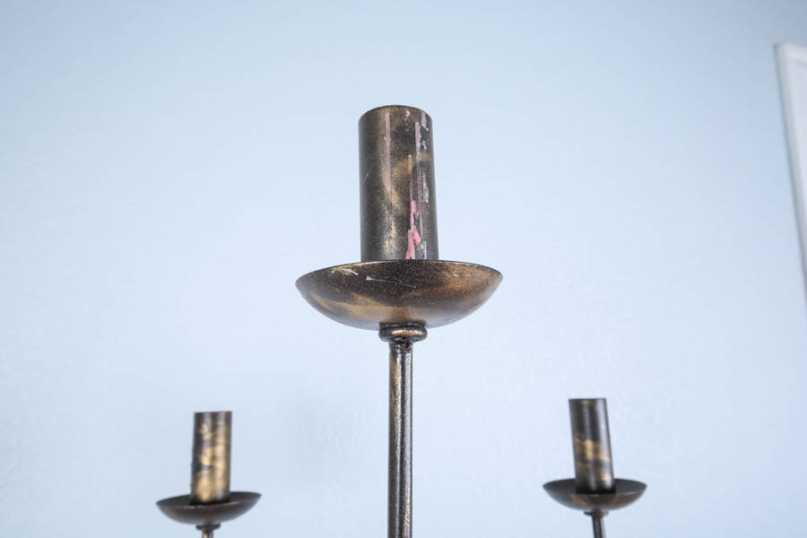 Tall Metal Candelabra