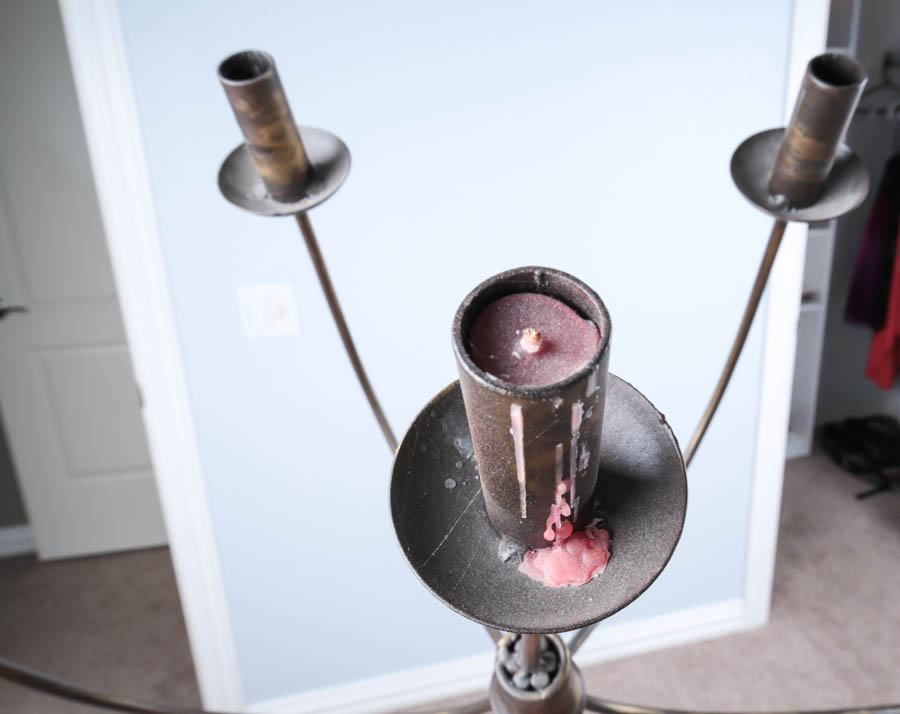 Tall Metal Candelabra