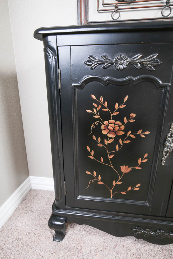 Painted Wood Cabinet