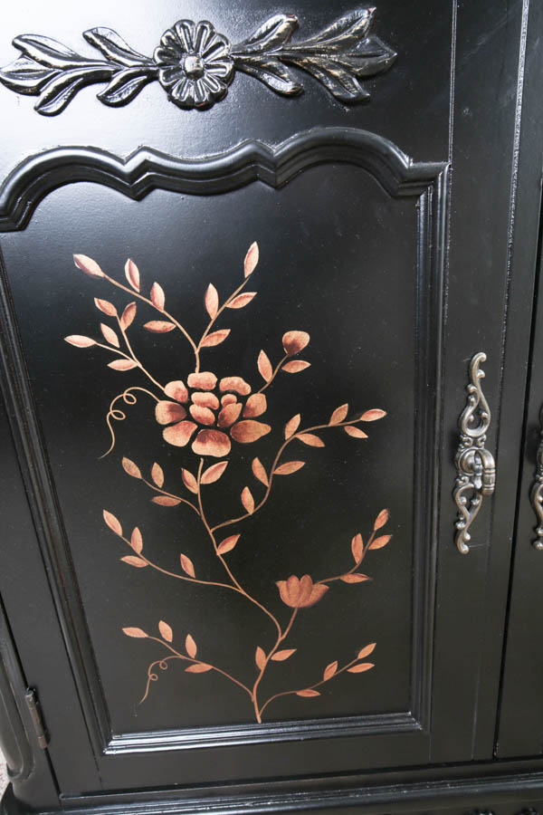 Painted Wood Cabinet