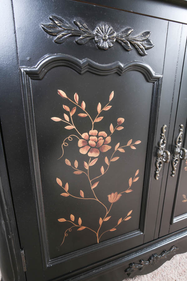 Painted Wood Cabinet