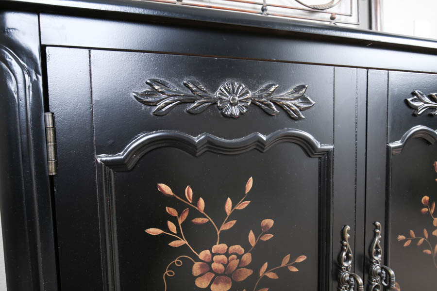 Painted Wood Cabinet