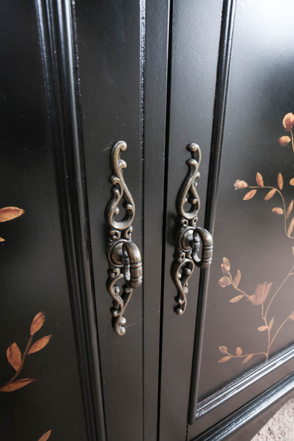 Painted Wood Cabinet