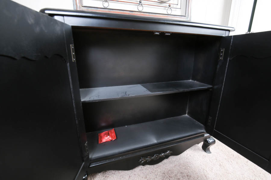 Painted Wood Cabinet