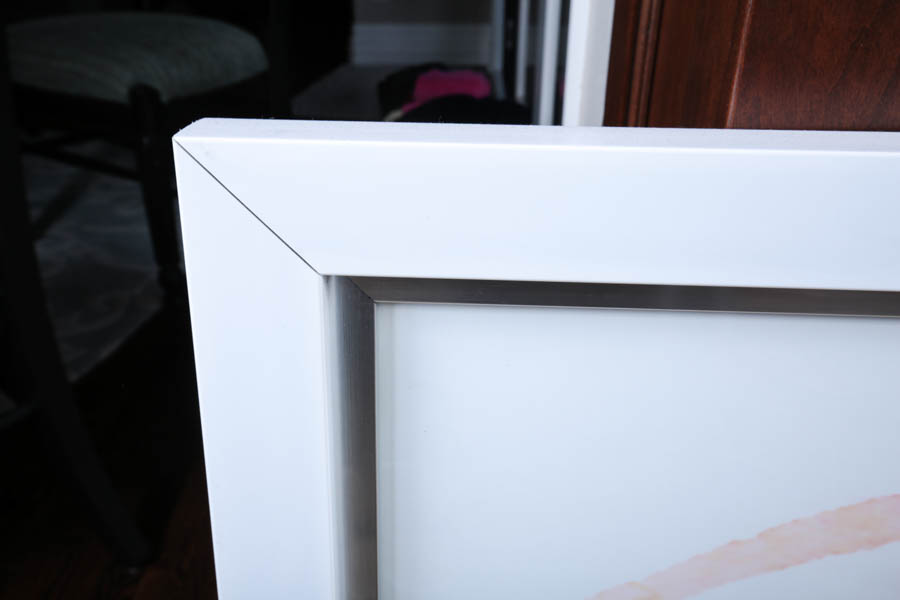 Offset Lithograph of Abstract Pink Flowers