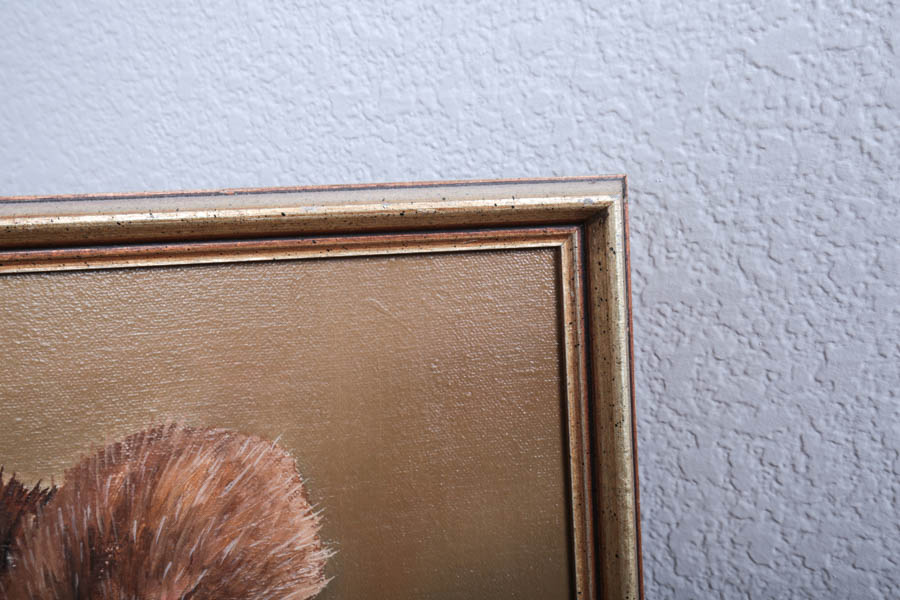 James Faulkner Oil Painting of Lion Cubs