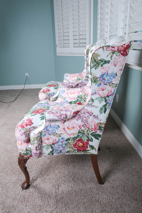 Matching Pair of Upholstered Sherrill Armchairs