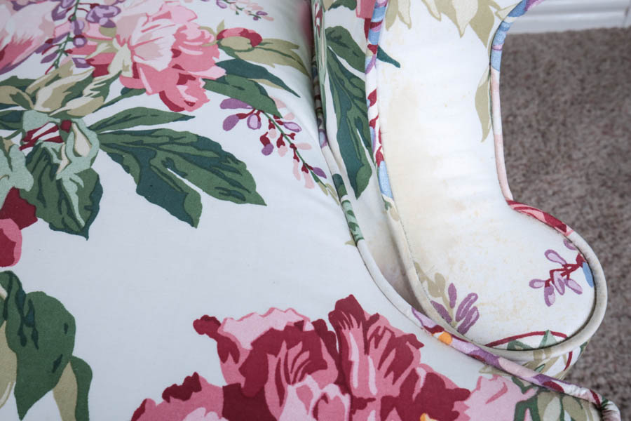 Matching Pair of Upholstered Sherrill Armchairs