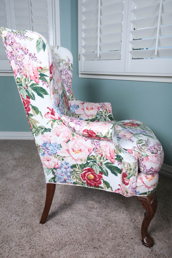 Matching Pair of Upholstered Sherrill Armchairs