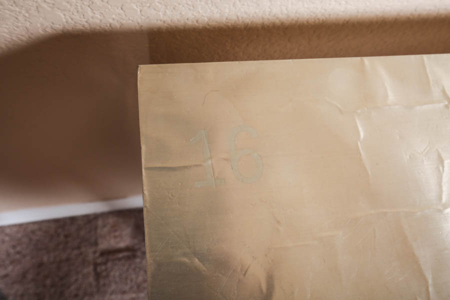 Contemporary Silver Tone Table