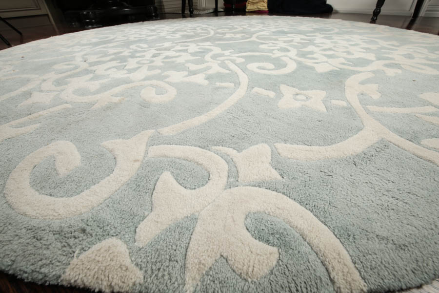 Surya "Cosmopolitan" Circular Wool Area Rug