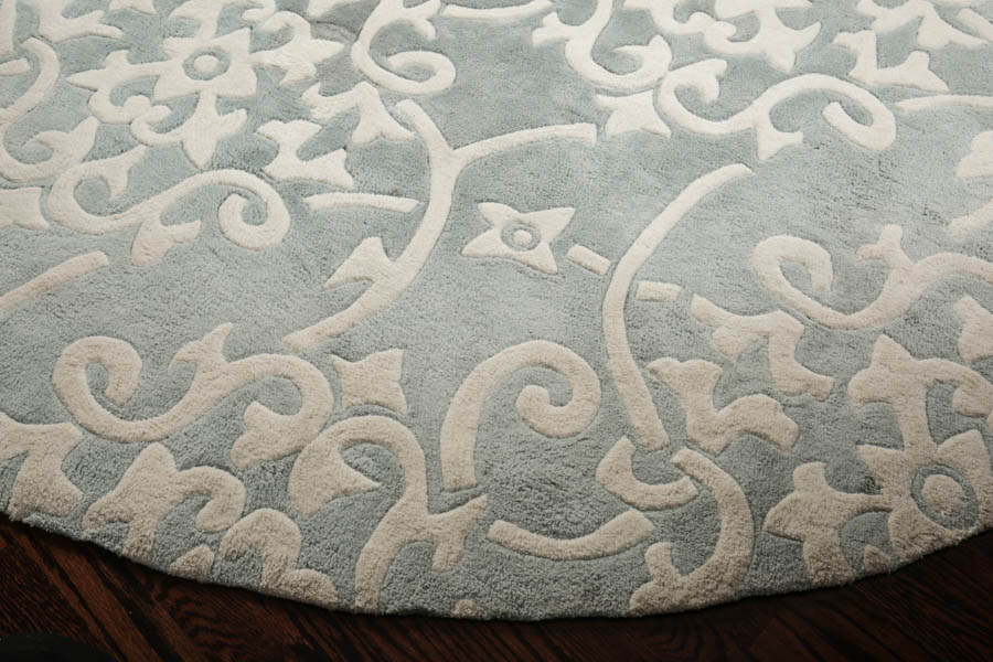 Surya "Cosmopolitan" Circular Wool Area Rug