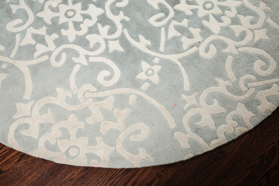 Surya "Cosmopolitan" Circular Wool Area Rug