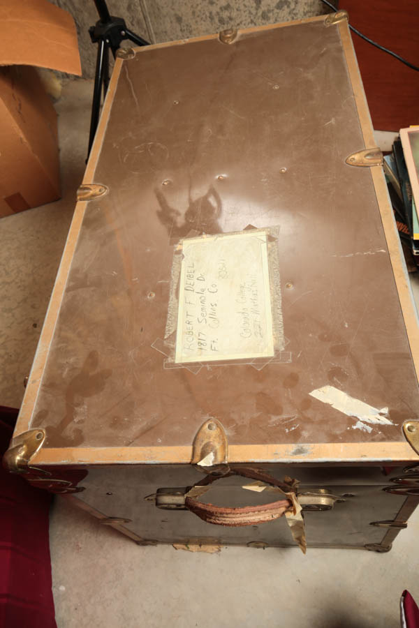 Vintage Metal Military Trunk