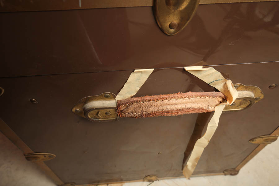 Vintage Metal Military Trunk