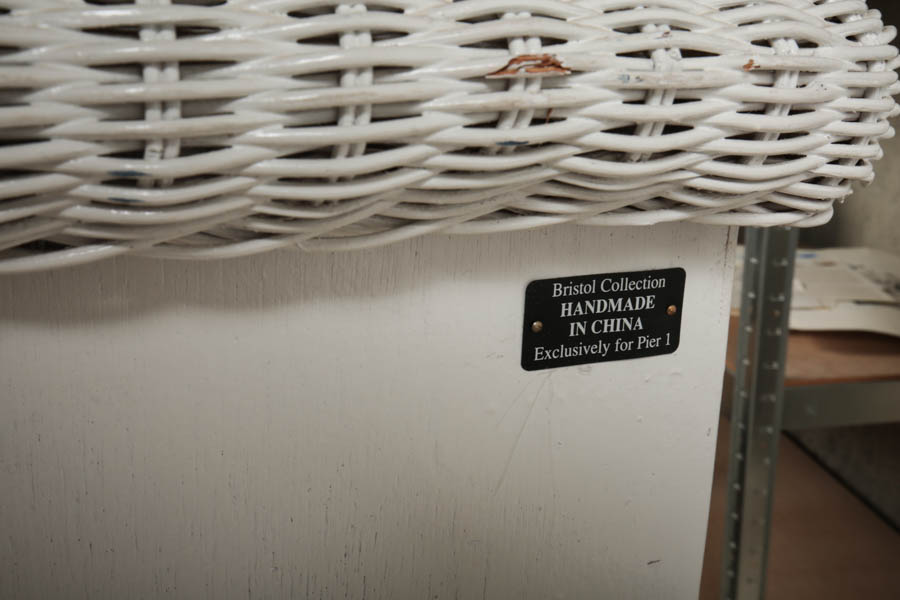 "Bristol Collection for Pier1" Wicker Chest and Matching Headboard