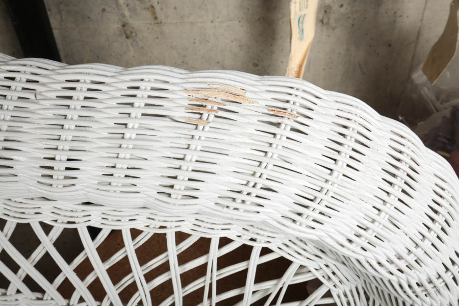 "Bristol Collection for Pier1" Wicker Chest and Matching Headboard