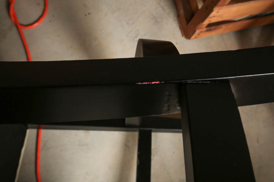 Four Black and Cream Faux Leather Bar Stools