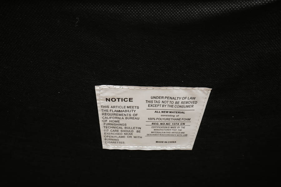 Four Black and Cream Faux Leather Bar Stools