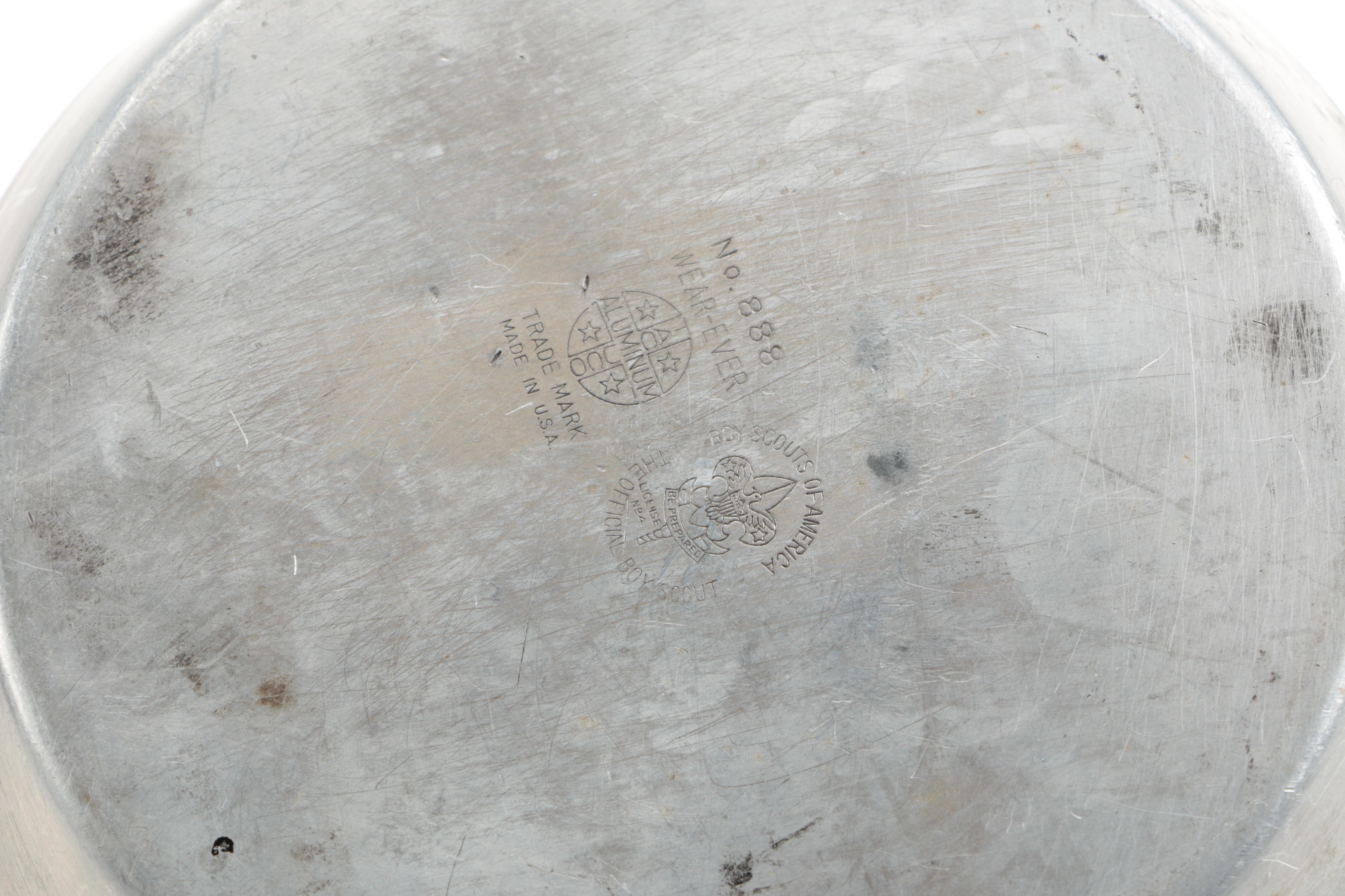 Vintage Aluminum World War Two and Boy Scout Mess Kits