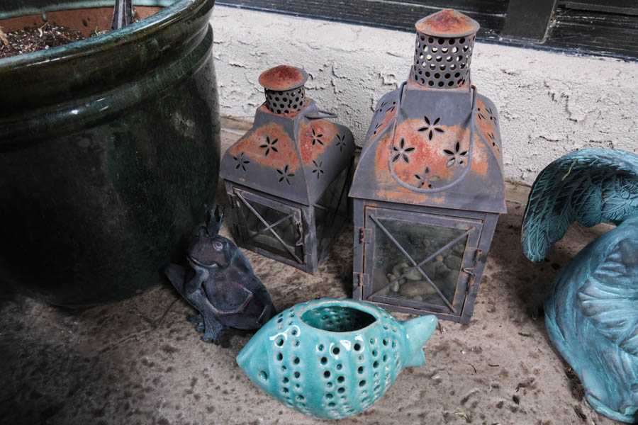 Collection of Garden and Patio Planters and Accessories