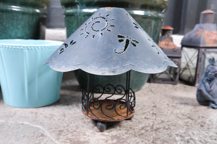 Collection of Garden and Patio Planters and Accessories