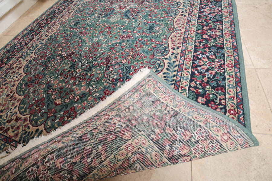 Large Machine Woven Persian Medallion Area Rug
